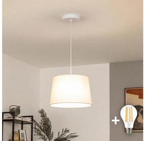 Brilagi - Lustră LED cu cablu CERIA 1xE27/40W/230V Ø 30 cm bej