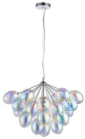 Endon 76450 - Lustră INFINITY suspendată pe cablu, 6xG9/28W/230V, multicoloră