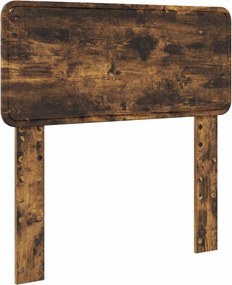 vidaXL Tăblie cap Stejar fumuriu 90 cm Lemn compozit