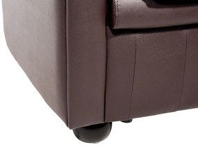 Canapea 3 locuri din piele Chichester (maro) . 1008701