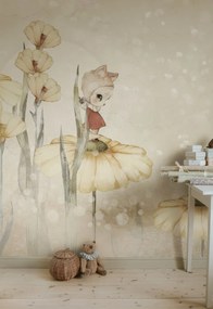 Fototapet, Bloomy Fields of Marion, Warm Yellow, Rebel Walls
