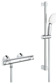 Baterie dus termostatata Grohe Grohtherm 500 crom lucios cu set de dus