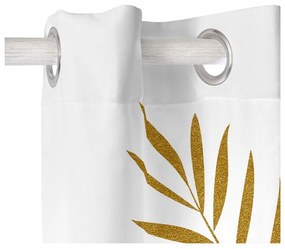 Draperie albă 140x300 cm Foliage – Blanc
