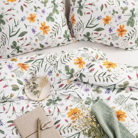 Lenjerie de pat din crep 4Home Wildflower Bliss, 160 x 200 cm, 70 x 80 cm