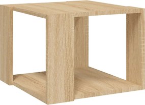 vidaXL Masă de cafea, stejar sonoma, 40x40x30 cm, lemn compozit