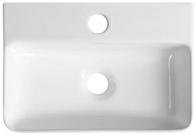 Chiuvetă mică pentru WC albă din ceramică 36x25 cm Gerda – Sapho