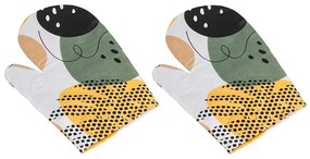 Mănușă de bucătărie Bellatex Pietre bej, 28 x 18 cm, 2 buc