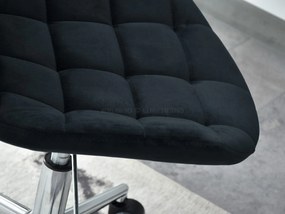 Scaun Eleanor (negru + crom). 1110005