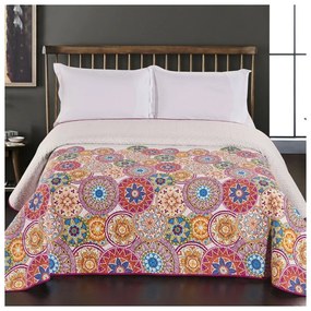 Cuvertură cu 2 fețe din microfibră DecoKing Bibi, 170 x 270 cm, roz