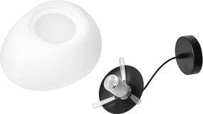 BRILAGI - Lampă suspendată pe cablu PEBBLES 1xE27/40W/230V Ø 30 cm neagră