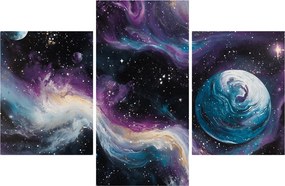 Tablou - Univers pictat (90x60 cm)