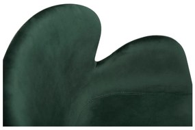 Scaun de sufragerie verde cu cotiere tapițat Gaia – DAN-FORM Denmark