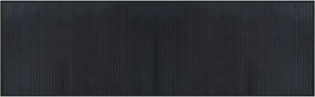 vidaXL Covor dreptunghiular, negru, 60x200 cm, bambus