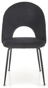 Scaun de bucaterie Neville, negru