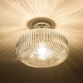 Där Lighting RIV5208 -Plafonieră aplicată pentru baie RIVA 1xE27/60W/230V IP44 crom
