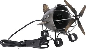 Lampa de masa Stil Industrial Avion h 23 cm