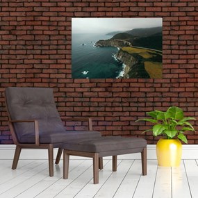 Tablou - Stânci în ocean (90x60 cm)