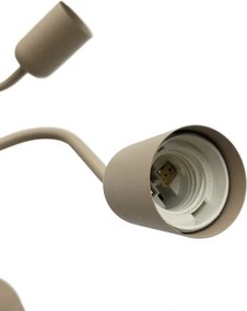 Lustră aplicată CHARLIE 5xE27/15W/230V bej