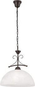 Orion - Lustra pe lanț RULA 1xE27/40W/230V, diametru 35 cm, alb/bronz
