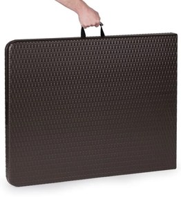 Masă pliabilă catering 180cm Brown Rattan