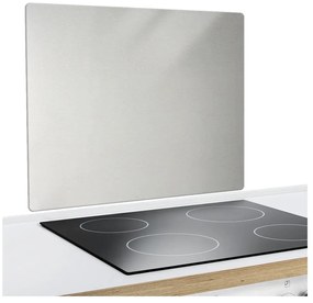 Protecție din oțel pentru peretele de lângă aragaz Maximex Silver, 50 x 56 cm