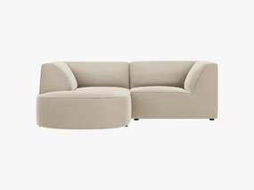 Coltar 3 locuri rotund Ruby catifea L186 cm