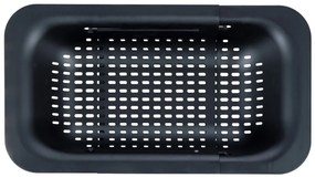 Strecurătoare extensibilă Wenko Black Outdoor Kitchen Sivo, negru