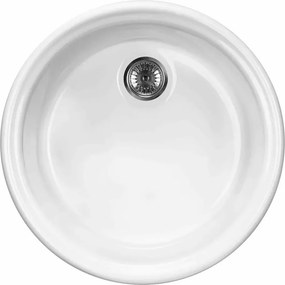 Chiuveta ceramica Deante Lusitano 20x45 cm alb