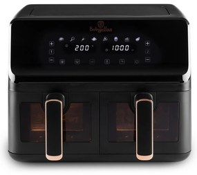 Friteuza cu aer cald dubla, airfryer 4.1 + 4.1 Black Rose Berlinger Haus BH 9469