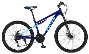 Bicicleta Fulger by Caraiman, roti 24 sau 26 inch, cu dubla suspensie, frane pe disc, cameleon, BC80