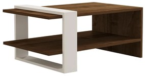 Masă de cafea Glenn (Nuc + Alb). 1089051