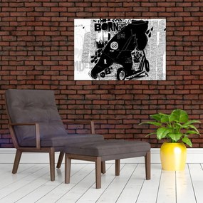 Tablou - Născut să călătorească (90x60 cm)