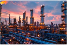 Tablou - Instalație industrială (90x60 cm)