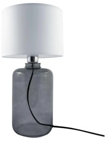 Lampă de masă SAMSUN 1xE27/40W/230V alb/negru Zuma Line 5503WH