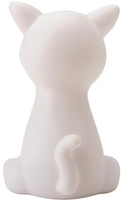 Lampa LED pentru copii CATTY 19cm, alba