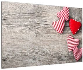 Tablou - Inimioare (90x60 cm)