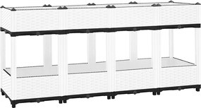 vidaXL Strat înălțat, 160x40x71 cm, polipropilenă