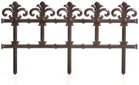 Gard de grădină Art 34 cm maro