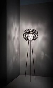 Lampadar cu trepied realizat manual Flora Pewter
