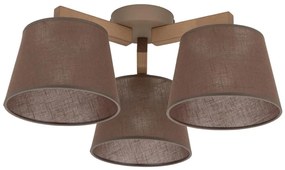 Brilagi - Lustră aplicată LATTE SABIA 3xE27/15W/230V pin/maro