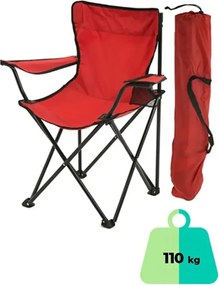 Scaune Pliabile cu Cotiere și Suport,  Pentru Camping sau Grădină