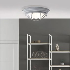 Brilliant - Plafonieră TYPHOON 1xE27/30W/230V Ø 29 cm, gri