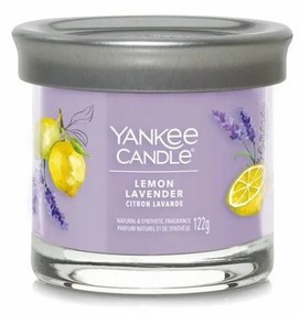 Lumânare parfumată Yankee Candle Signature Tumbler în borcan, mică, Lemon Lavender, 122 g