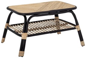 Măsuță de cafea neagră-în culoare naturală 79x54 cm Loue - Bloomingville