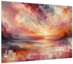 Tablou - Răsărit pictat (70x50 cm)