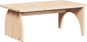 vidaXL Masă de cafea natural 80 x 50 x 31 cm Lemn masiv de pin