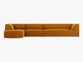 Coltar 6 locuri Ruby catifea L366 cm