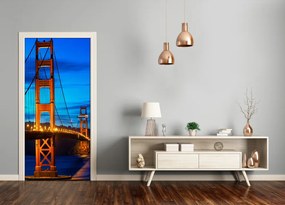 Autocolante pentru usi Autoadeziv UȘĂ Bridge din San Francisco