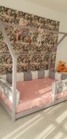 Aparatori din perne patut Montessori