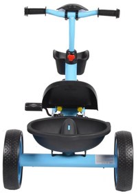 Tricicleta cu pedale NOVOKIDS™ Hawk Trike , Cu melodii si lumini, Doua cosulete pentru jucarii, Max 25 kg, Roti din cauciuc EVA, Cadru metalic, Far